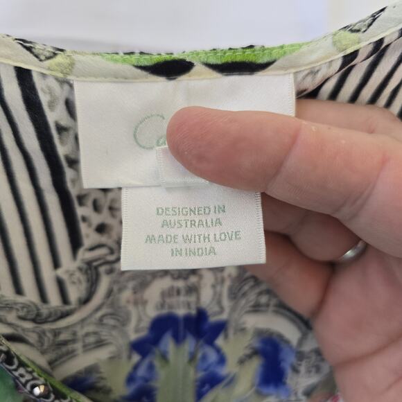 Camilla Franks Meet Me Here Short Wrap Frill Dress Size L - Picture 10 of 14